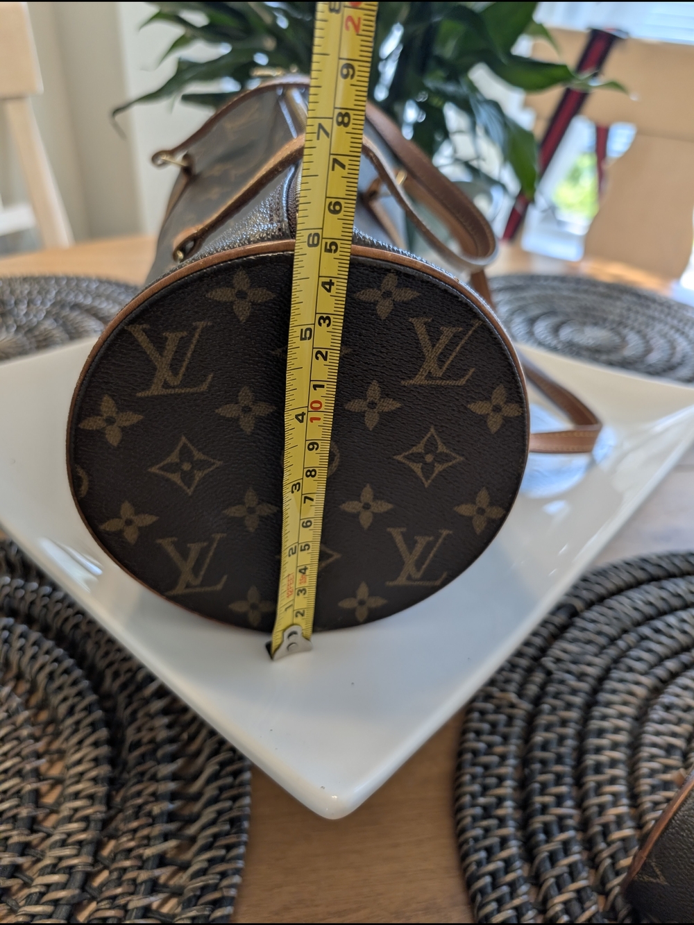 💯 Authentic Louis Vuitton Monogram Papillon 26 Shoulder Bag - Brown/Tan - Picture 9 of 9